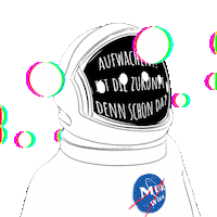 Nasa Astronaut Sticker by shoWerk Collective