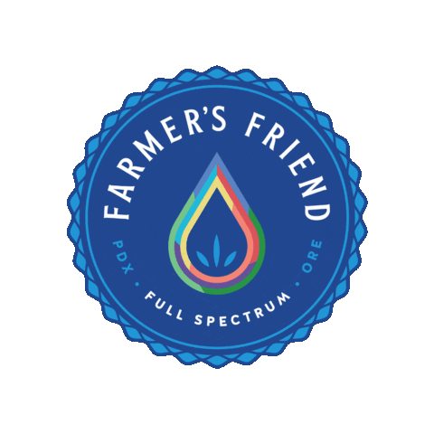 FarmersFriend giphygifmaker pdx fullspectrum farmersfriend Sticker