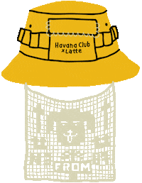 Hat Cocktail Sticker by Carol From Lisbon