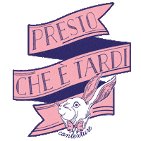 Rabbit Alice Sticker by Contexture