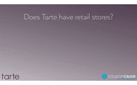Faq Tarte GIF by Coupon Cause