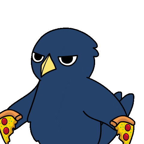 Fast Food Pizza Sticker by Ordinary Frends