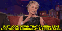 sharon stone GIF by Team Coco