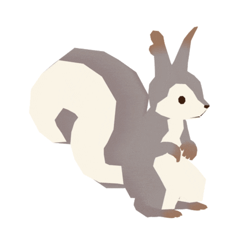 Squirrel Forester Sticker