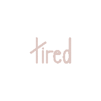 Tired Good Night Sticker