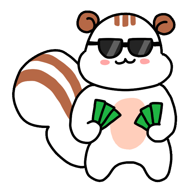 Money Sunglasses Sticker