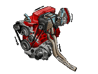 Mini Cooper Motor Sticker