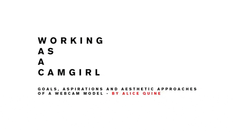 alice-quine giphygifmaker working as a camgirl - goals aspirations and aesthetic approaches of a webcam model GIF