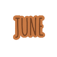 June Month Sticker