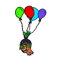 Colors Balloon Sticker by Nuttz