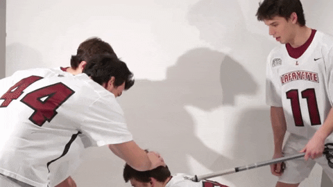 Mens Lacrosse Roll Pards GIF by Lafayette Leopards