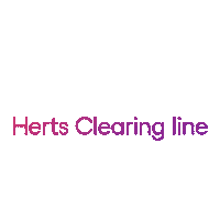 Clearing Herts Sticker by University of Hertfordshire