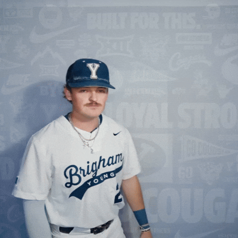 Celebration Byu Baseball GIF by BYU Cougars