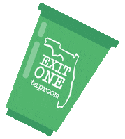 Exitonetaproom beer florida beer lover taproom Sticker