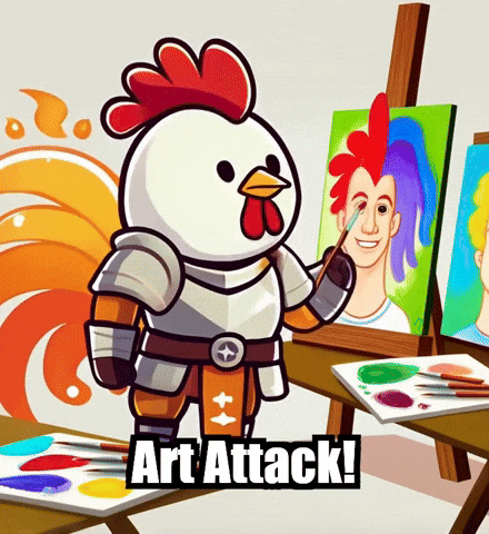 Art Attack GIF by Zorooster
