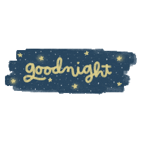 Sleepy Good Night Sticker