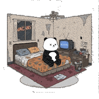Sad Bad Day Sticker by Kanpai Pandas