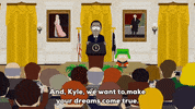 kyle broflovski GIF by South Park 