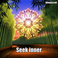 Inner Light Peace GIF by Bloomscroll