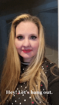 Hang Out Wave GIF by The Cringey Mom - Jen Campbell