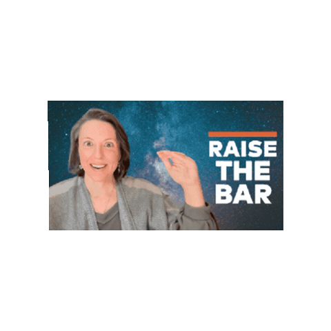 Raisethebar Sticker by Theresa Lear Levine