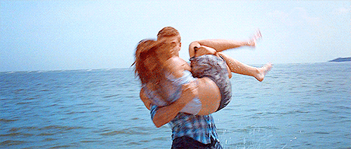 beach love GIF