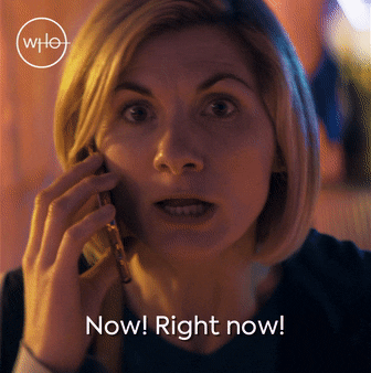 Come On Hurry GIF by Doctor Who