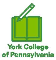 YorkCollegePA fun sticker college book Sticker