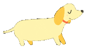 Wiener Dog Dancing Sticker by cindyyshaw