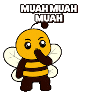 Plan B Kisses Sticker by Plan Bee Studios