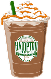 HamptonCoffeeCompany coffee caramel icedcoffee hamptoncoffee Sticker
