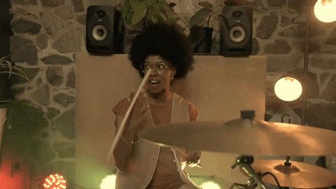 Happy Drums GIF by Rita Brent