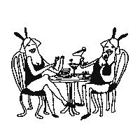 SokRaflaamo venn ravintola viiniä ja ystäviä venn-ravintolat Sticker