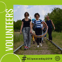 ServiceCivilInternational volunteer sci peace day GIF