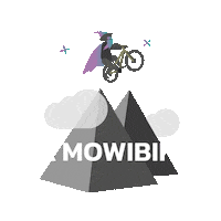 MOWISPACE mountains mtb mountain bike mowi bike Sticker