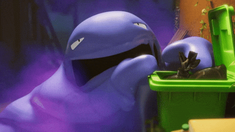 Trash Eating GIF by Pokémon