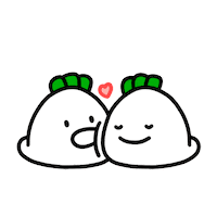 I Love You Radish Sticker