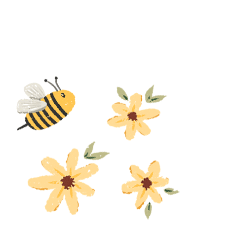 allofmetienda giphyupload flower bee flores Sticker