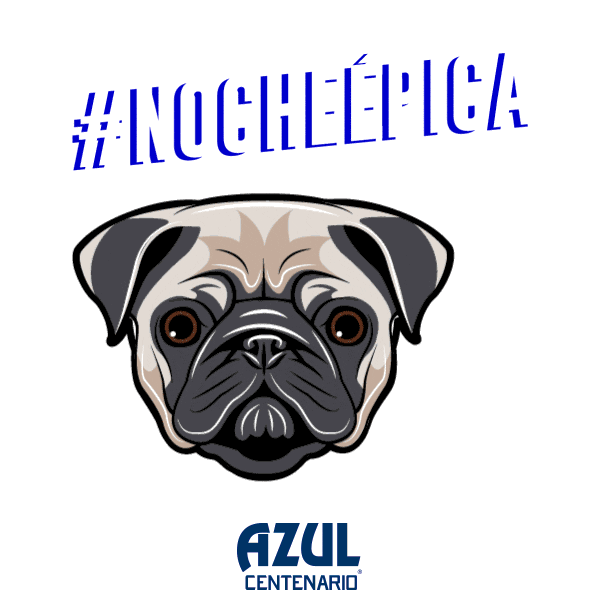 dog pug Sticker by Jose Cuervo