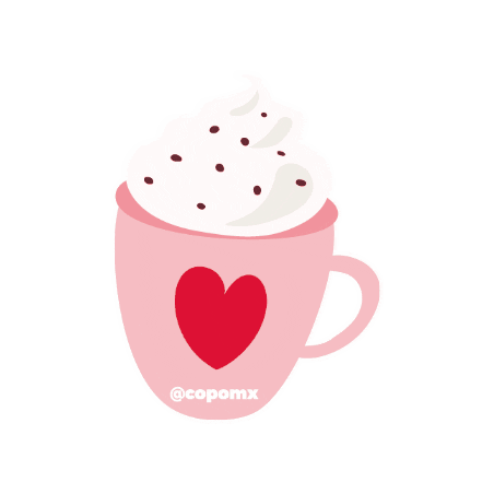 Coffee Corazon Sticker by copomx