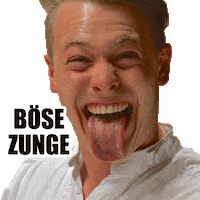 Tongue Smile Sticker by Burschenverein Roding