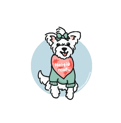 Hattiemae Sticker