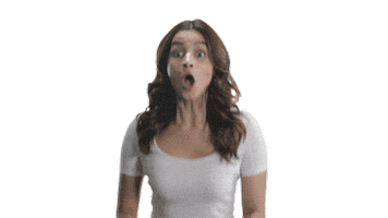 Surprised Movie Sticker by Alia Bhatt