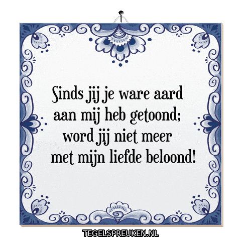 Reflectie Verlangen Sticker by Tegelspreuken.nl