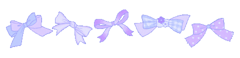 Violet Ribbon Sticker