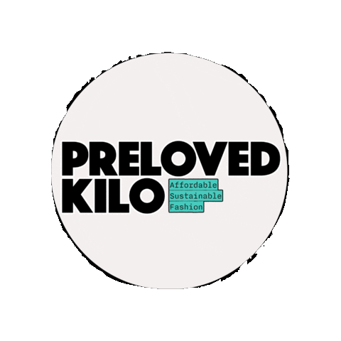 PrelovedKilo vintage thrift preloved thrifty Sticker