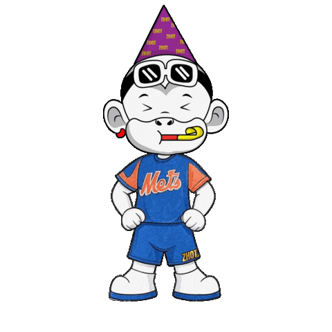 New York Mets Win Sticker by Zhot