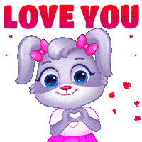 I Love U So Much Sticker by Lucas and Friends by RV AppStudios