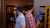 charlies angels gun GIF by truTV