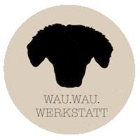 Logo Hund Sticker by wauwauwerkstatt